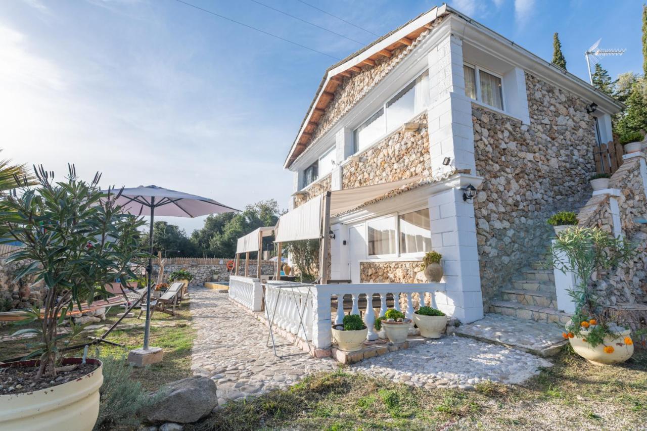 KouramádesStelios Stone House Sinarades别墅 外观 照片